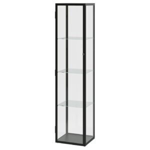 ikea vitrine schwarz